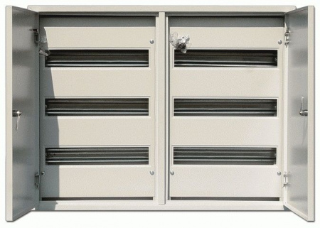 DEKraft ЩРН-90 Корпус металлический навесной двудверный IP31, 90 модулей, 520х685х120 DEKraft ЩРН-90 Корпус металлический навесной двудверный IP31, 90 модулей, 520х685х120