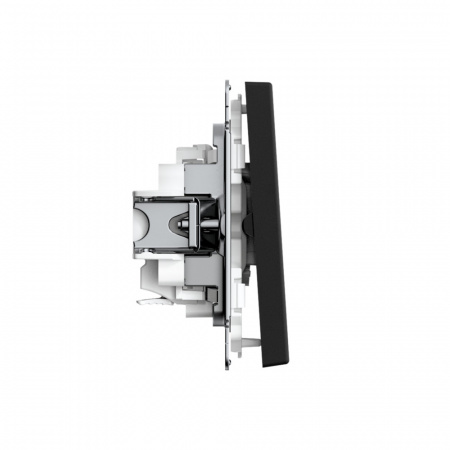 Systeme Electric ArtGallery Карбон Выключатель 2-клавишный, 10АХ, механизм, быстрозажим. клем.