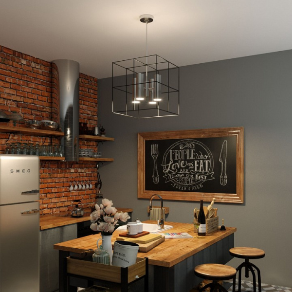 Потолочный светильник 70142/8 хром Eurosvet Adamson