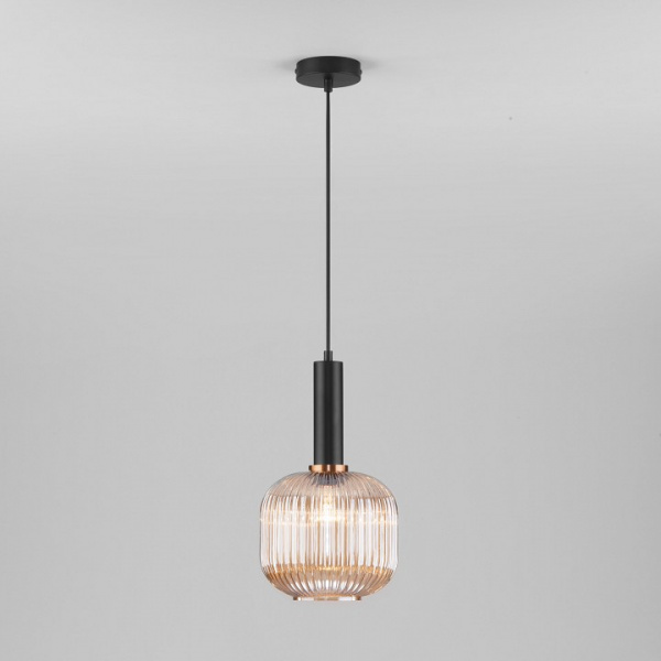 Подвесной светильник 50182/1 янтарь Eurosvet Bravo