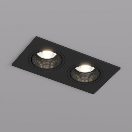 DK3072-BK Встраиваемый светильник, IP 20, 10 Вт, GU5.3, LED, черный/черный, пластик