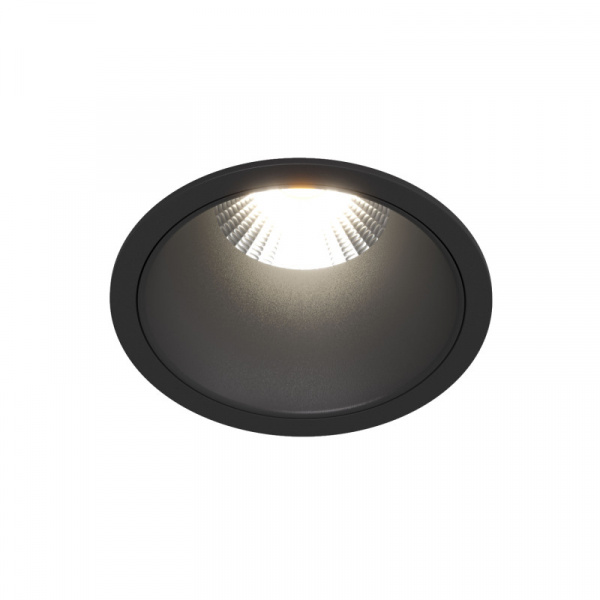 DK4500-BK Встраиваемый светильник, IP 20, 12 Вт, LED 3000, черный, алюминий