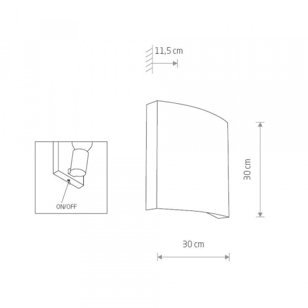 Настенный светильник Nowodvorski Borde I 8046