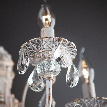 Бра с хрусталем 3305/3 белый с золотом Eurosvet Alda