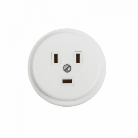 Розетка силовая для электроплиты с заземлением IP 20 40А 250В Rexant