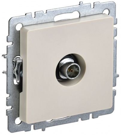 IEK BRITE Роз. TV оконечная РТВ11-0-БрКр беж.