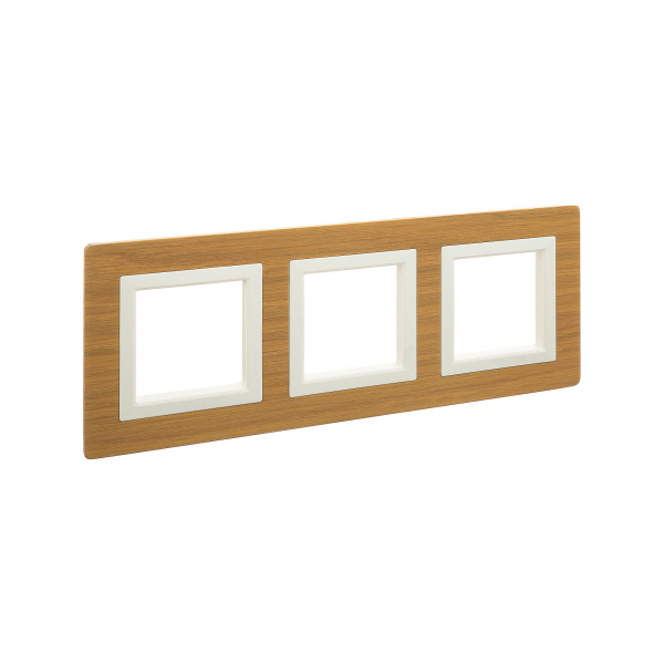 DKC Avanti Беленый дуб Дерево Рамка 6 модулей