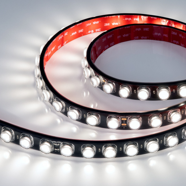 Arlight Лента герметичная FLT-PS-A42-BLACK-23mm 24V White6000 (21 W/m, IP67, 30deg, 5m) (-)