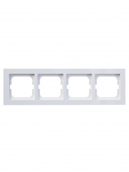 ABB BJE Axcent Белый Рамка 4-ая