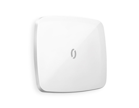 Лицевая панель OMEGA (Белый глянец) для 1-клавишных выключателей с подсветкой QUANT OP1020