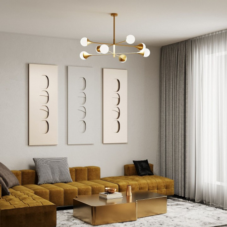 Потолочный светильник 60168/8 латунь Eurosvet Calyx