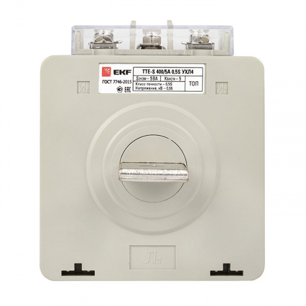 EKF PROxima Трансформатор тока ТТЕ-A-400/5А с клеммой напряжения класс точности 0,5S