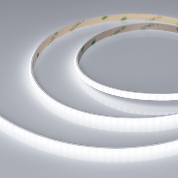 Arlight Лента герметичная RTW-PW-A160-8mm 24V White6000 (10 W/m, IP66, 2835, 5m) (Матовая)