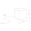 Уличный светильник Nowodvorski Cumulus Cube 8966