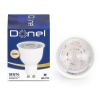 Donel Светодиодная лампа 9Вт, MR16, 220В, GU10, 4000K, 720Лм, Ra>80, 60°, D50хH65мм, Dim Triac, DN03003N9GU10Dim
