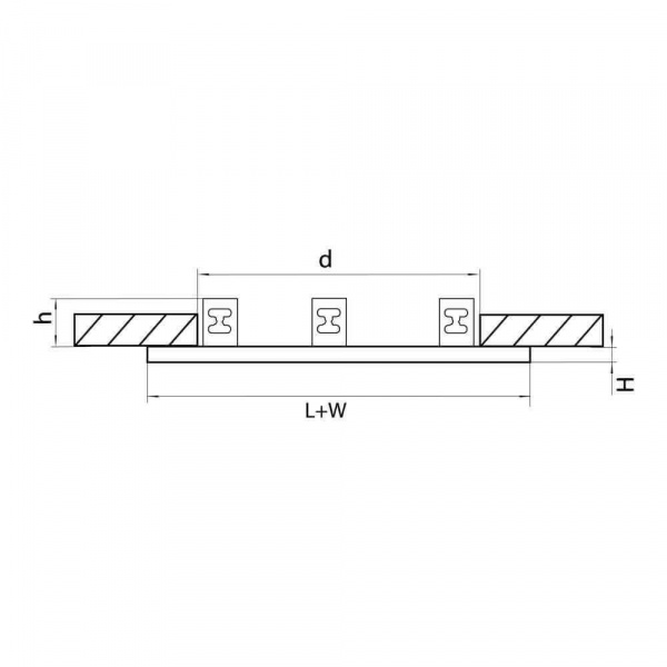 Рамка Lightstar Domino Round 214697