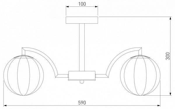 Потолочная люстра с плафонами 30178/5 черный жемчуг Eurosvet Eden Потолочная люстра с плафонами 30178/5 черный жемчуг Eurosvet Eden
