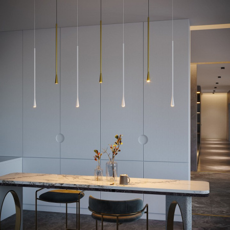 Светильник подвесной светодиодный Vist 7W 3000K белый 50312 LED Elektrostandard Vist a068611