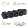 Legrand Revolution Стандарт Черный Удлинитель 4x2К+З, без кабеля