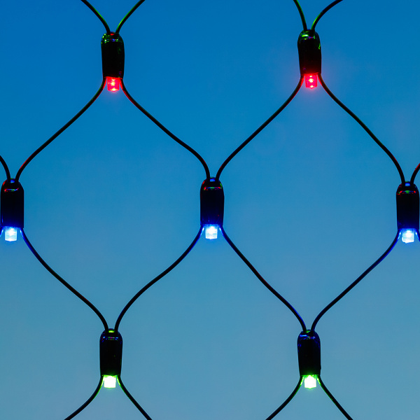 Arlight Светодиодная гирлянда ARD-NETLIGHT-CLASSIC-2000x1500-BLACK-288LED RGB (230V, 18W) (Ardecoled, IP65)