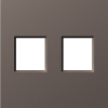 Donel Накладка 2-я для розеток RJ45, TV, SAT, мокко, серия A07, DE86953