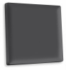 Лицевая панель ALFA (Графит Мягкое касание) для 1-клавишных выключателей QUANT AP9010