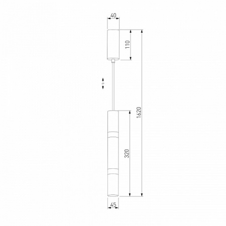 Подвесной светодиодный светильник 50210/1 LED хром Eurosvet Axel