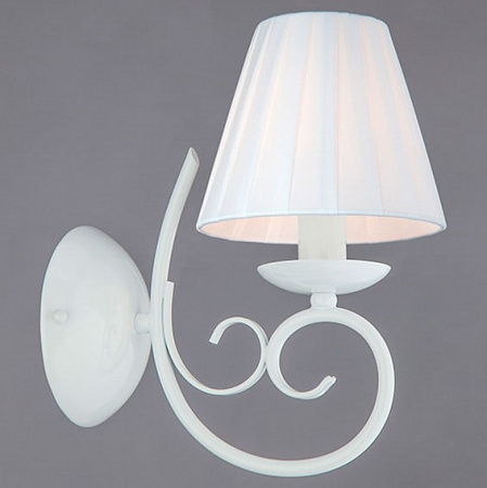 Бра в классическом стиле с абажуром 280/1 белый Eurosvet Severina