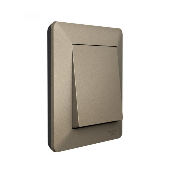 Systeme Electric AtlasDesign Air Шампань/дымчатый черный Рамка 1-ая