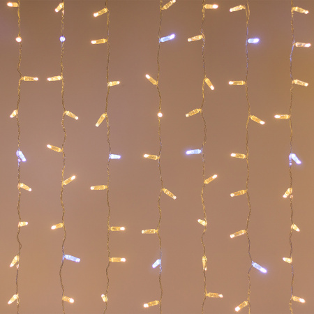 Arlight Светодиодная гирлянда ARD-CURTAIN-CLASSIC-2000x3000-CLEAR-760LED-BLINK Warm-White (230V, 60W) (Ardecoled, IP65)
