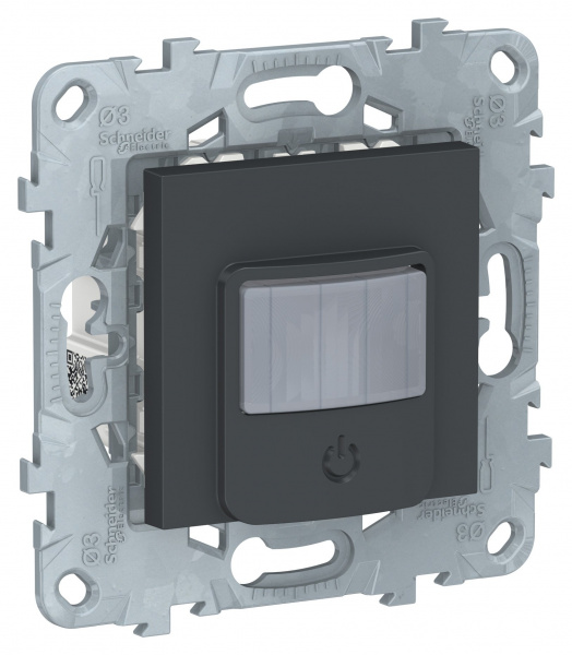 SE Unica New Антрацит Датчик движения с выключателем, 10А