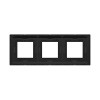 DKC Avanti Черный Металл Рамка 6 модулей
