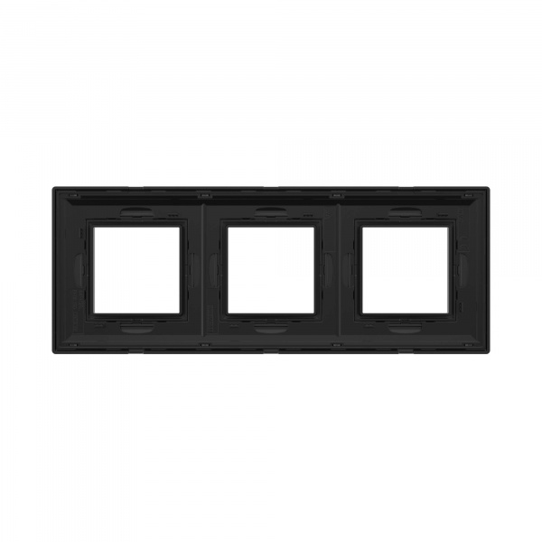 DKC Avanti Черный Металл Рамка 6 модулей