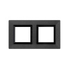 DKC Avanti Графитовый Металл Рамка 4 модуля