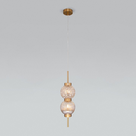 Подвесной светильник с плафонами 50186/2 латунь Eurosvet Plaza