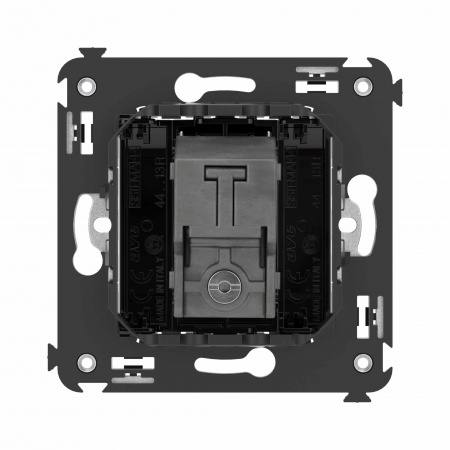 DKC Avanti Черный квадрат Розетка TV оконечная в стену