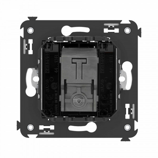 DKC Avanti Черный квадрат Розетка TV оконечная в стену