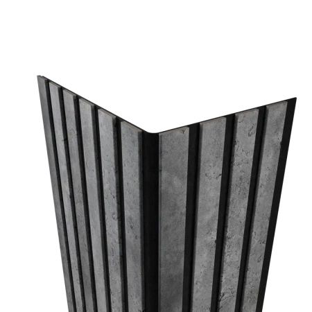 Акустическая панель FLEX Бетон 1200×600 мм рейка 40х6 мм