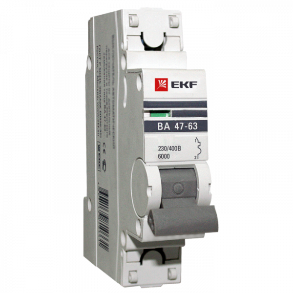 EKF PROxima ВА 47-63 Автоматический выключатель  (D) 1P 50А 4,5kA
