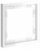 Рамка пластиковая VOLTUM S70 на 1 пост, (белый глянцевый)