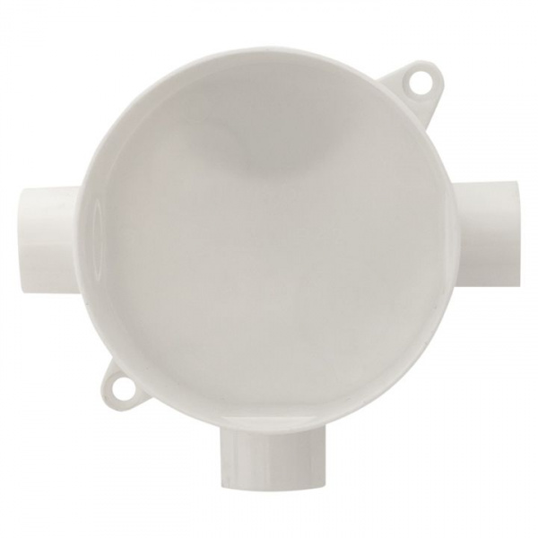 EKF PROxima Коробка распаячная КМР-040-040 трехрожковая белая (70х35)