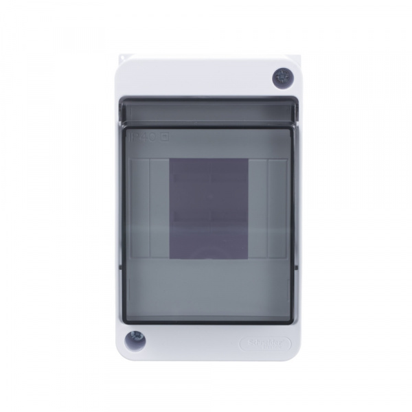 SE Easy9 XS Бокс навесной с прозрачной дверцой 4 модуля