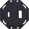 Donel Лицевая панель для USB зарядного устройства A+C, черный, серия N96 Superfine, DTPLA28628