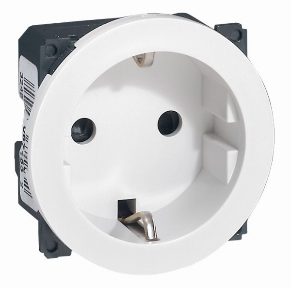 Legrand Celiane Бел Накладка розетки с/з, для винт и безвинт зажимов (мех 67153, 67161)