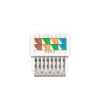 Donel Модуль Keystone RJ45, cat. 6, UTP, 90 град., белый, DECKU690DW