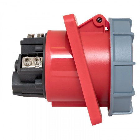 EKF PROxima Розетка стационарная внутренняя угловая 4442 3Р+РЕ 125А 380В IP67