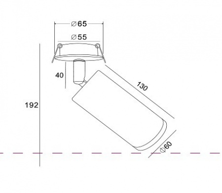 Потолочный светильник C018CL-01B Maytoni Focus