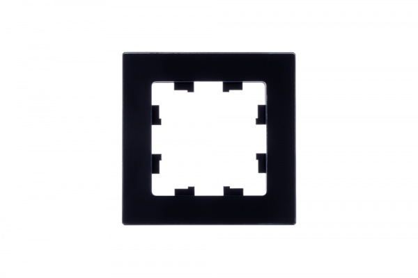 Systeme Electric AtlasDesign Nature Натуральное стекло Черный Рамка 1-ая