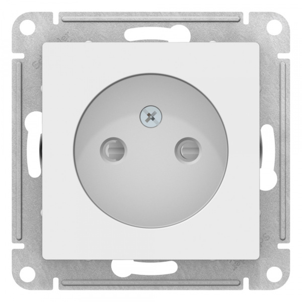 Systeme Electric AtlasDesign Лотос Розетка б/з со шторками, 16А, механизм