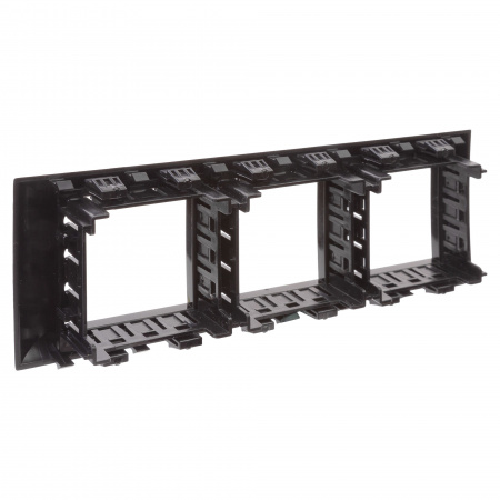DKC Avanti Черный Рамка-суппорт для In-liner Front 6 модулей